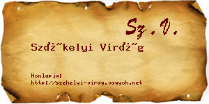 Székelyi Virág névjegykártya